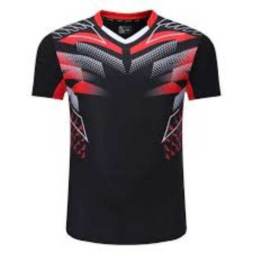 Polyester V-Neck Volleyball Sports T Shirt at Rs 200/piece in Hyderabad