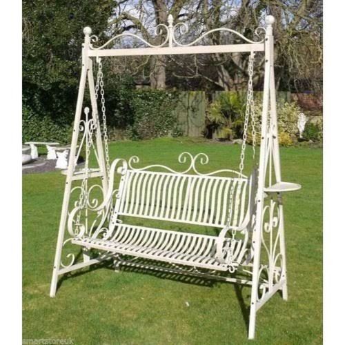 Wetherproof And Corrosion Proof Heavy Duty 2 Seater Iron Garden Jhula For Outdoor