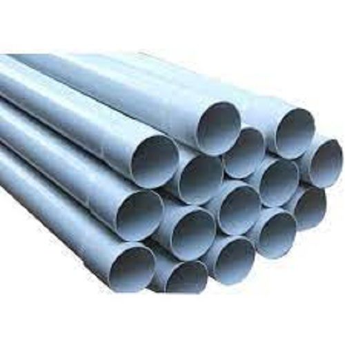 Silver 4 Inch Grey Round Shape Pp Plastic Pipes For Water Supply And Plumbing