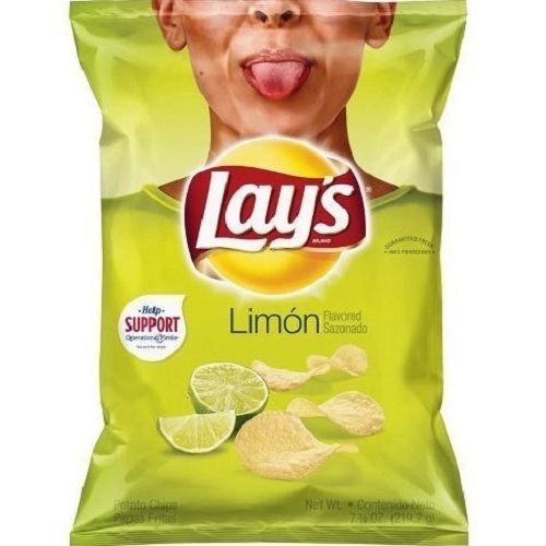 A Grade Crisply And Tasty Flovor Lays Lomin Potato Chips Ingredients: Salt