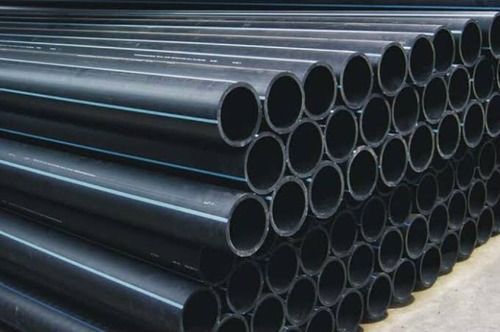 Corrosion Resistant Black Round High Density Polyethylene (Hdpe) Pipes For Industrial Use