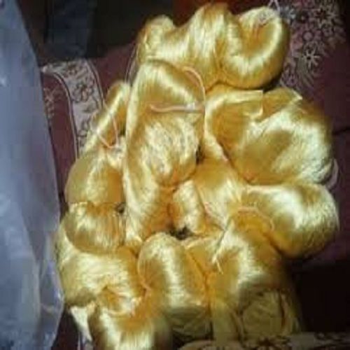 Golden Color Pure Silk Yarn For Scarves, Sweaters, Afghans And Socks