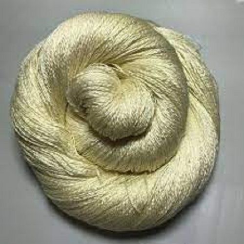 Light Golden Color Pure Silk Yarn for Textile Garments