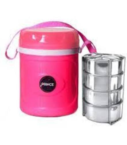 Mahavir Round Micro Lock N Zip Lunch Box 500ml