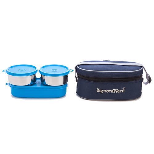 Mahavir Plastic Micro Lock N Zip Lunch Box 1000ml