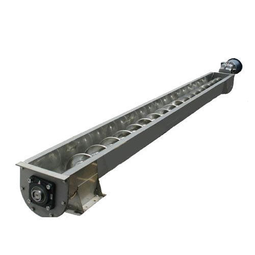 220V Industrial Horizontal Orientation Screw Conveyor (Max Load 50 Kg/m)