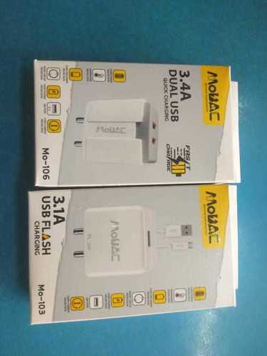 Usb To Usb Multi Function Mobile Charger Cable - Durable Pvc, 2mtr, 3mtr, 5mtr Lengths, White Color, Ce Certified