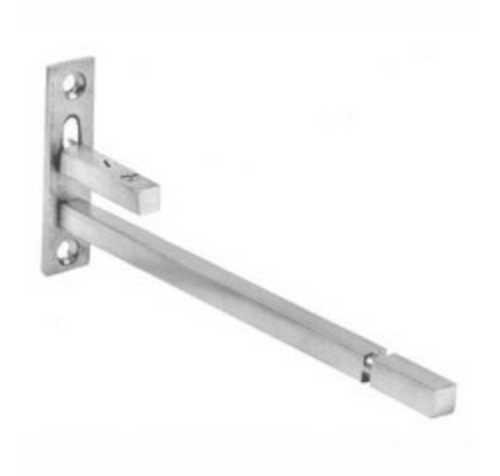 4 inch SS 202 Stainless Steel Square Adjustable F Bracket for Door Fitting