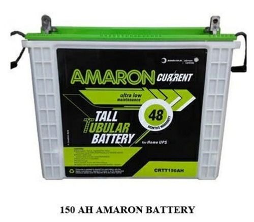 Amaron Tubular Batteries 12V, >150 Ah, 540A With 48 Months Warranty Nominal Voltage: 12 Volt (V)