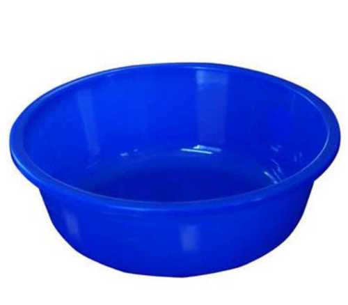 Blue Bath Use Round Shape Plastic Basin Available In Various Colors, 10 To 20 Liter Capacity