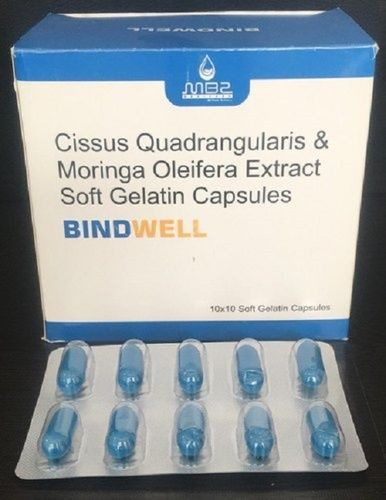 Cissus Quadrangularis And Moringa Oleifera Extract Soft Gelatin Capsules