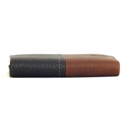 Foldable Type Black And Brown Color Leather Wallet For Boys And Men With Card Holders Size: Various Sizes Are Available