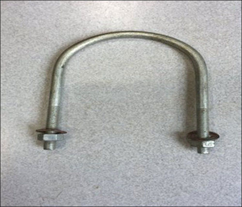 Hexagonal Mild Steel U Bolt Clamp For Industrial, Domestic, Fitting