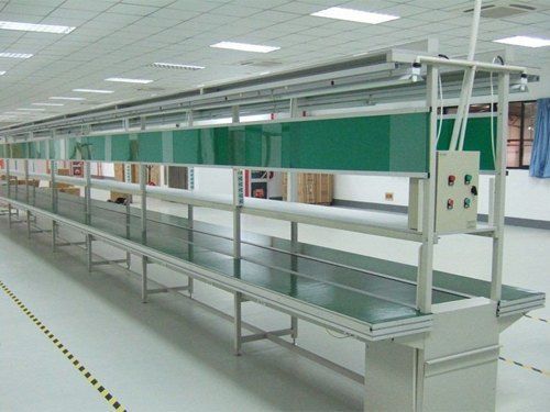 Rubber Less Power Consumption Easily Operate Industrial Assembly Line Belt Conveyor