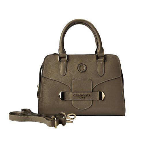 Light Weight And Spacious Dark Grey Color Leather Hand Bags And Purse For Girls And Women