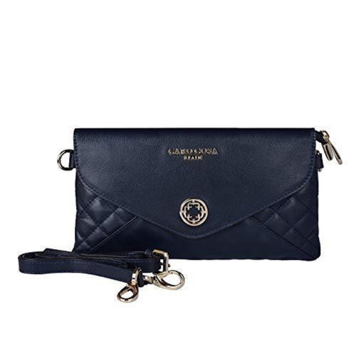 हल्का वजन और बहुत विशाल लेदर नेवी ब्लू क्लच बैग ज़िपर क्लोज़र स्टाइल के साथ लिंग: महिलाओं