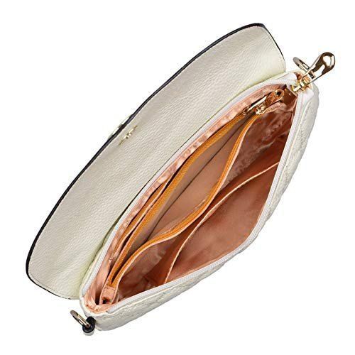 Amazon.com: Ladies White Leather Clutch