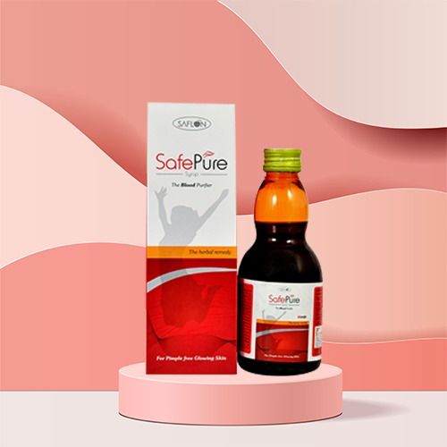 Safepure हर्बल ब्लड प्यूरीफायर सिरप कूल एंड ड्राई प्लेस