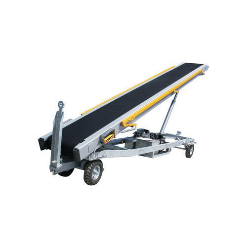 Towable Belt Conveyor - Pu, 10-20 Feet Length, 10-20 Inch Width | Vibration Free, 13kw Power, Robust Durability, Easy Operation, Heat Resistant