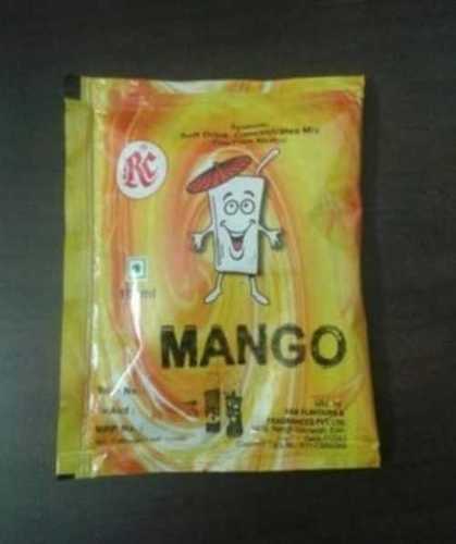 Yellow Without Added Preservative And Artificial Flavour Mango Fruit Flavor Powder In Plastic Pouch