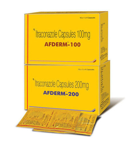 Afderm-100 Itraconazole Capsules General Medicines