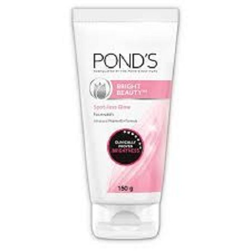 Bright And Beauty Ponds Face Wash Cream, 150G For All Types Of Skin Color Code: White