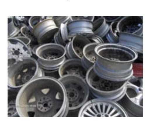 Silver Durable Sparkle High Strength Aluminum Wheel Scrap