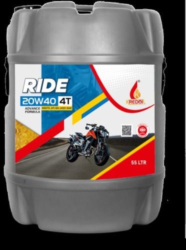 Full Synthetic Kredoil Ride 55L 20W40 4T Engine Oil With Maximum Resistance At High Temperature Application: Automobile