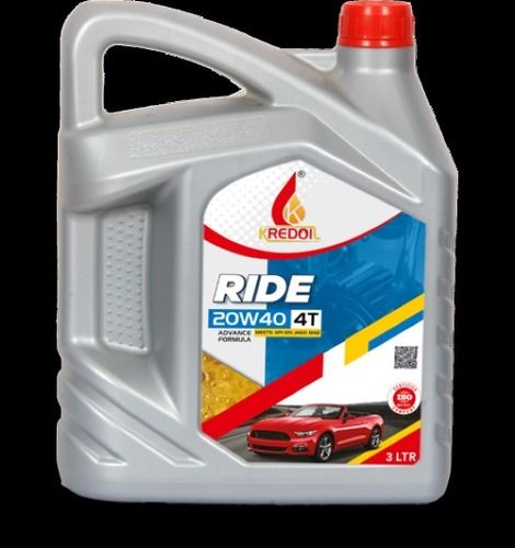 Kredoil Ride 3L 20W40 Viscosity 4T Engine Oil With Saves Fuel And Minimizes Wear Application: Automobile