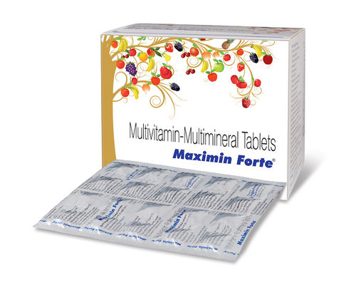 Maximin Forte Non Prescription Dietary Supplement Multivitamin And Multimineral Tablets Efficacy: Promote Nutrition