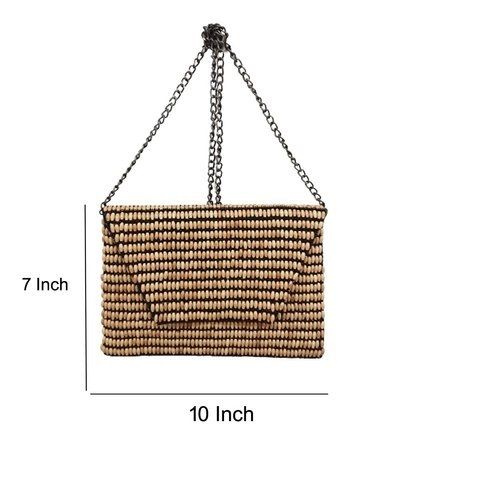 Comes In Various Colors Rectangular Handmade Party Wear Satin Fabric Light Weight And Spacious Embroidery Ladies Shoulder Handbag