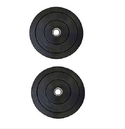 Round Black Rubber Weight Plate For Exercise