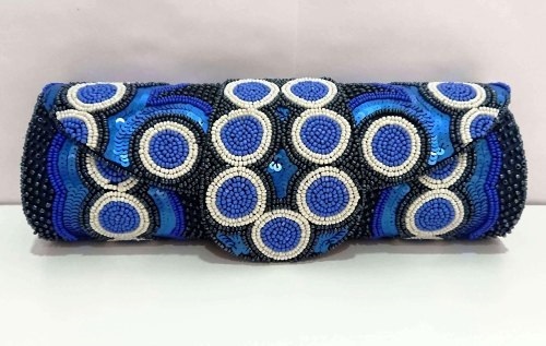 Blue Cotton Canvas Handmade Fabric Handbag at Rs 105/piece in Ichalakaranji  | ID: 2851608420955