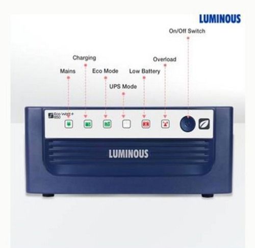 Blue Square Wave Technology Luminous Eco Watt+ 650 Inverter 600Va With 24 Months Warrany