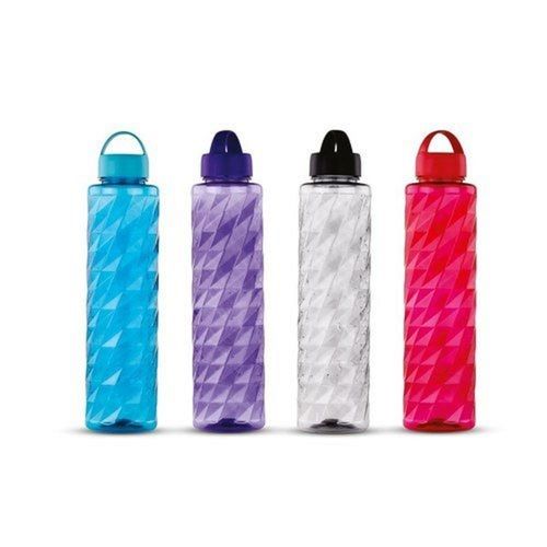 Vary 1000 Ml Multicolor Transparent Bpa Free Plastic Drinking Water Bottle For Home, Office