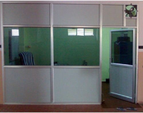 Durable 5 To 12 Mm Mm Modular Aluminium Office Partition Hinged Cabins