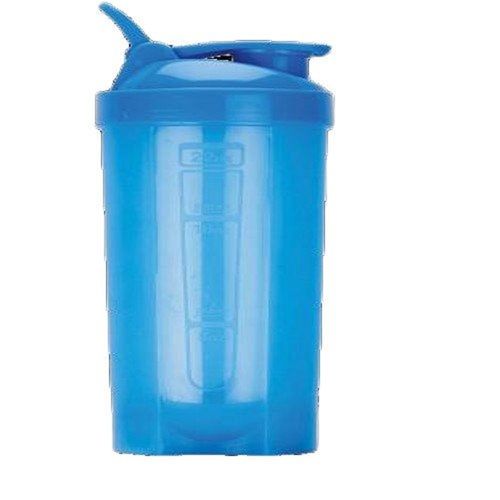 Round 500 Ml Blue Freezer Safe Plastic Drinking Water Sipper Bottle For Gym, Travel, Offices