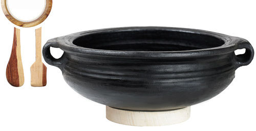 Clay Handi With Handle For Cooking