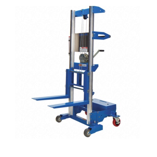 Durable Color Coated Four Wheel Type Industrial Manual Stacker (Capacity 1-2 To 0.5 Ton)
