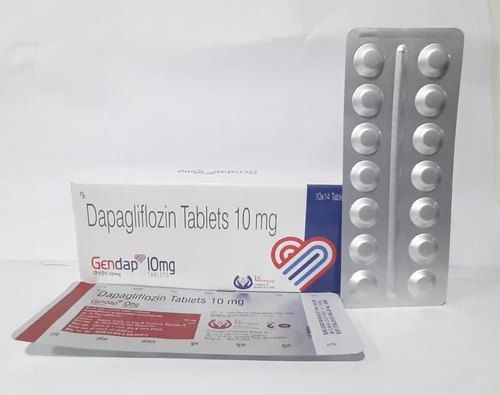 Dapagliflozin Tablets - 10 mg Strength | Allopathic Medicine for Hospital and Clinic Use, Prescription Required, Store in Cool and Dry Place