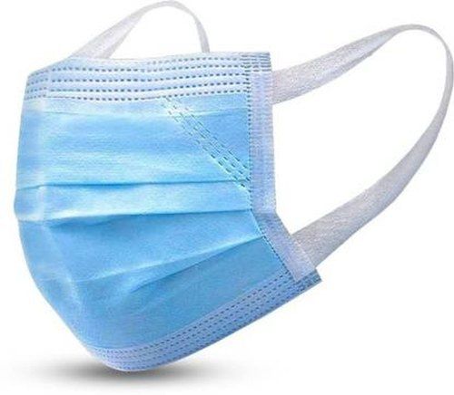 Blue Free Size Disposable Surgical Mask For Hospital And Medical Use