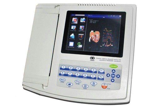 Hospital And Medical Use 12 Channel Ecg Machine Contec With Touch Screen Battery Life: 1 Week