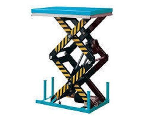 Rugged Design Longer Service Life Color Coated Hydraulic Scissor Platform Lift Load Capacity: 1000 Kgs  Kilograms (Kg)