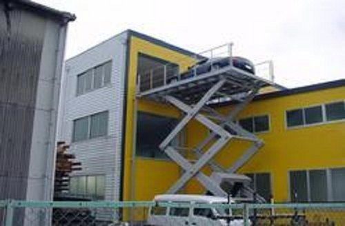 Strong Sturdy Construction Vibration Free Operation Easy Installation Scissor Type Car Lift