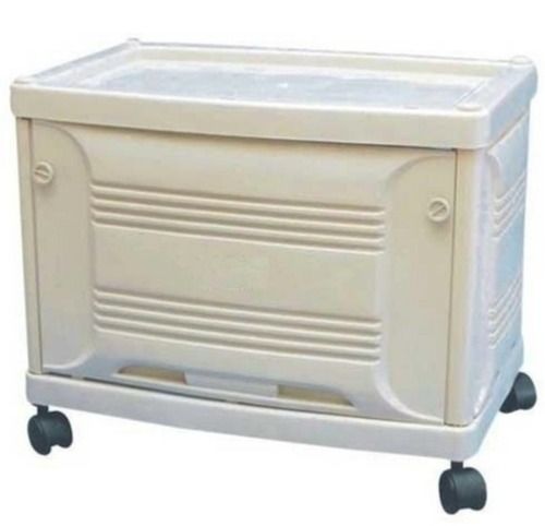 White Color Abs Plastic Four Wheeler Home Ups With Trolley And 100 Kg Load Capacity