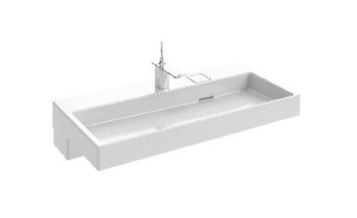 White 1000 X 490 Mm Wall Mounted Kohler Table Top Wash Basin