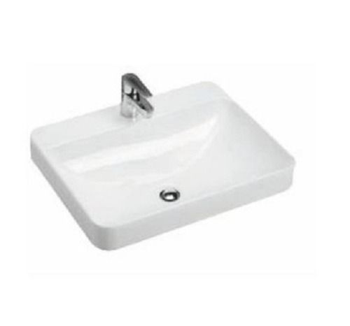 White 585 X 460 X 82 Mm Kohler Forefront Rectangular Vessels Lavatory Basin With Single