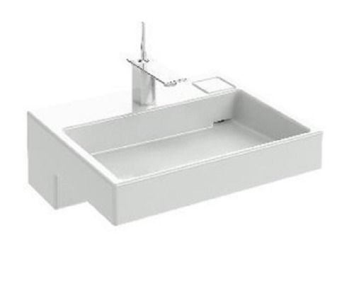 White 600 X 490 Mm Mm Wall Mounted Kohler Table Top Wash Basin