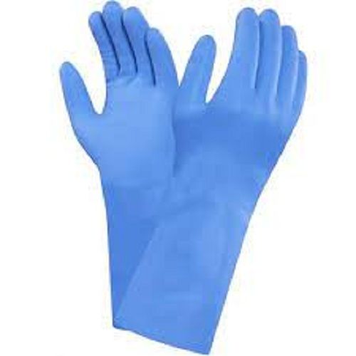  नीले रबर सुरक्षा दस्ताने आपके हाथ को चोटों से बचाते हैं 