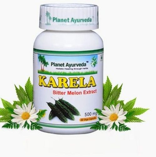 Herbal Karela (Bitter Melon) Capsules Age Group: For Adults